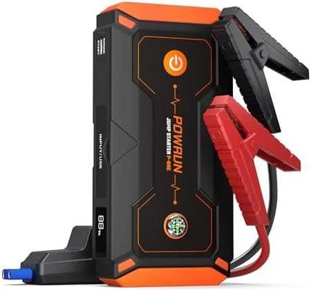 Нов Мощен стартов комплект с LCD дисплей LED фенер QC 3.0 USB за кола