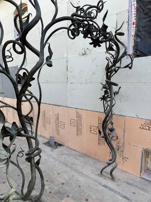 Кованный забор ручной работы