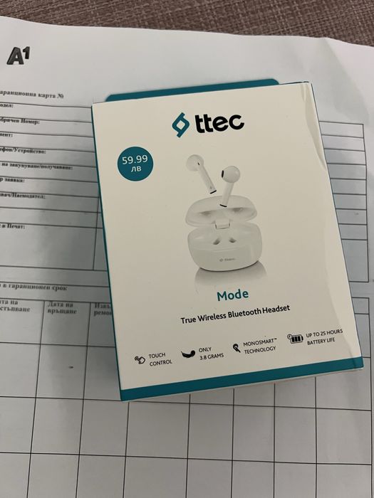 Безжични слушалки ttec от А1