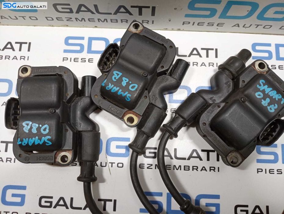 Bobina Bobine Inductie Smart Fortwo 0.8 B 1998 - 2006 Cod 0221503022 0300162102 A0001587703 [M3778]