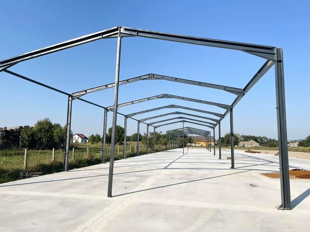 Vand hala metalica 8x20x4h cu panouri Sandwich conform proiect