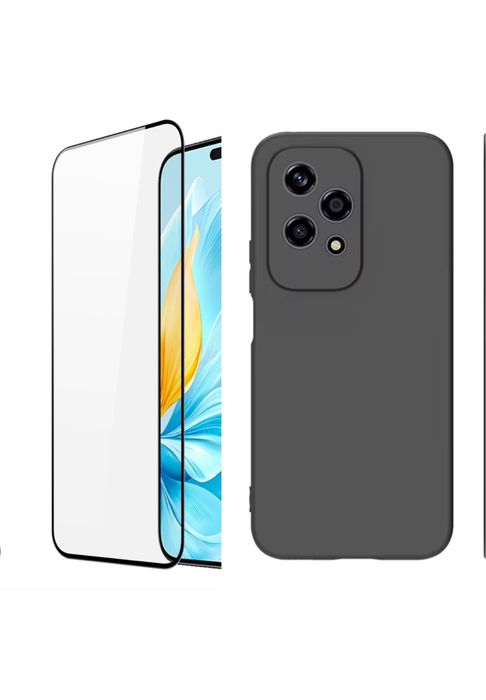 Husa Tpu Slim+Folie Sticla/Silicon 11D/6D Honor 200/400/LITE/PRO/SMART
