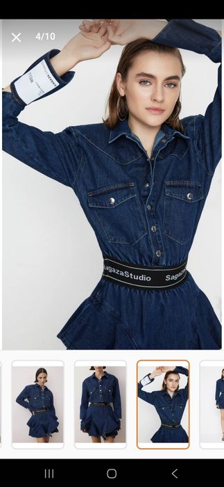 Дънкова рокля SagazaStudio