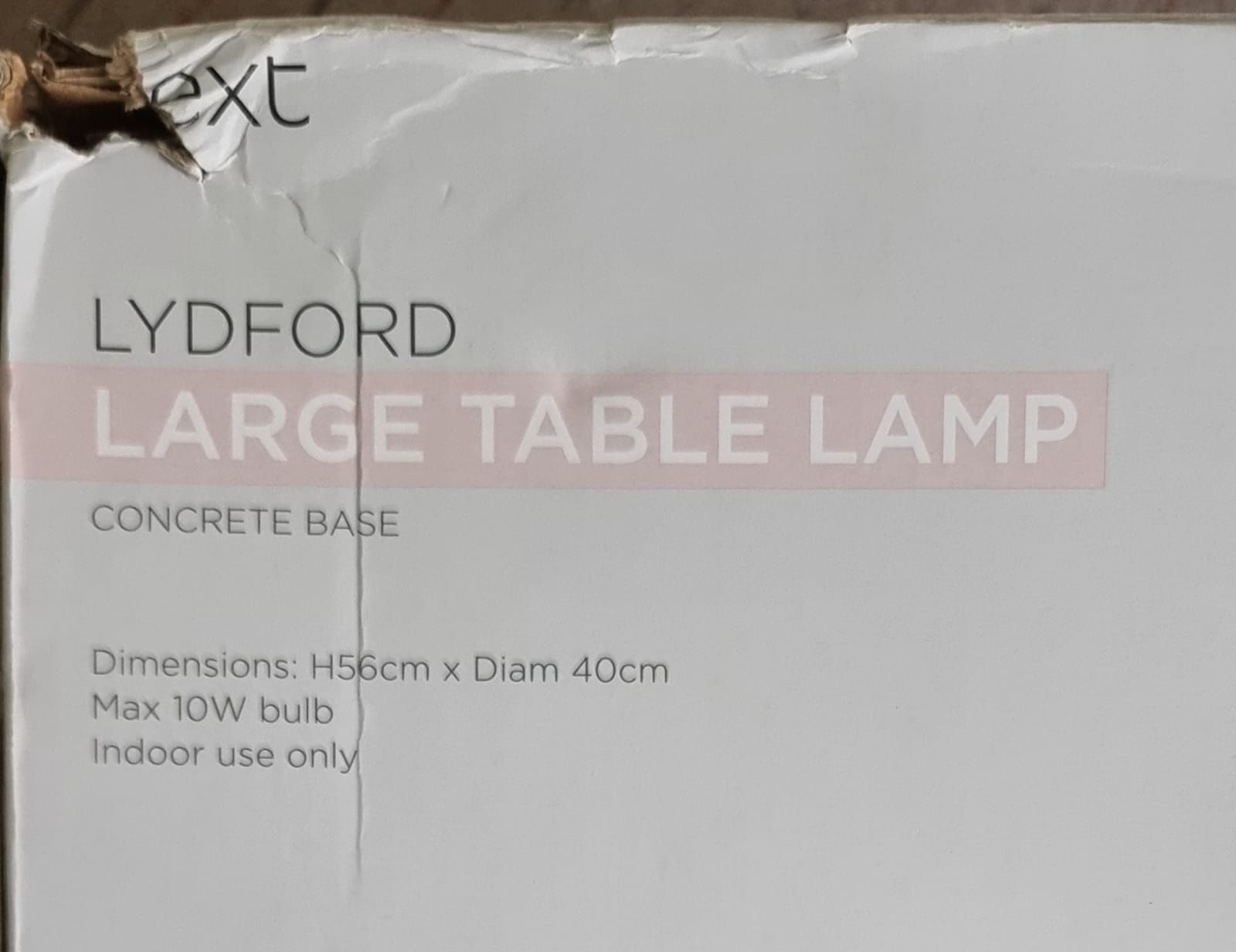 Lampa Lynford, stecher UK