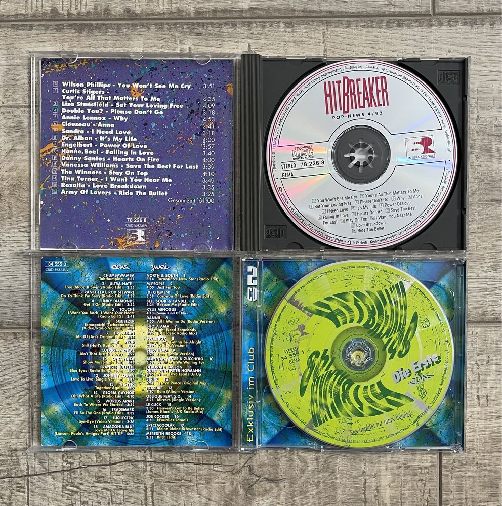 Lot 6 cd-uri compitatii Eurodance/Dance anii 90-2000