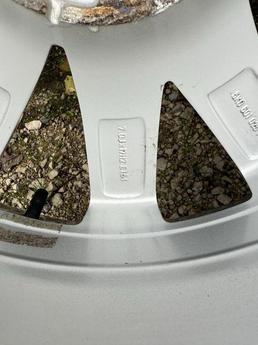 5x112 17 vw джанти с гуми Ет54 7J