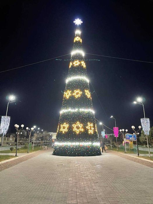 Yangi yil archasi o'rnatish || Установка новогодних ёлок