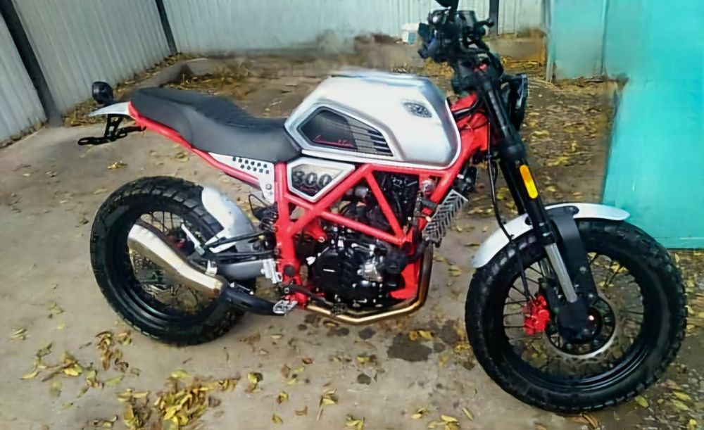 fuego scrambler 300 ОФОРМЛЕН НА НОМЕРАХ.