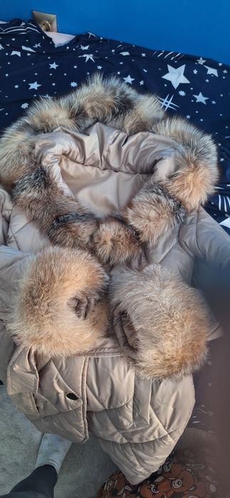 Зимно яке с естествен пух