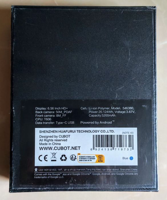 Smartphon-uri CUBOT, trei modele, super baterie, sigilate!