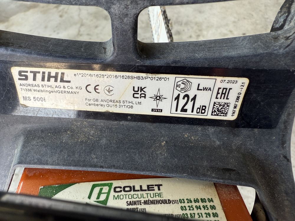 Трион верижен бензинов STIHL MS 500i