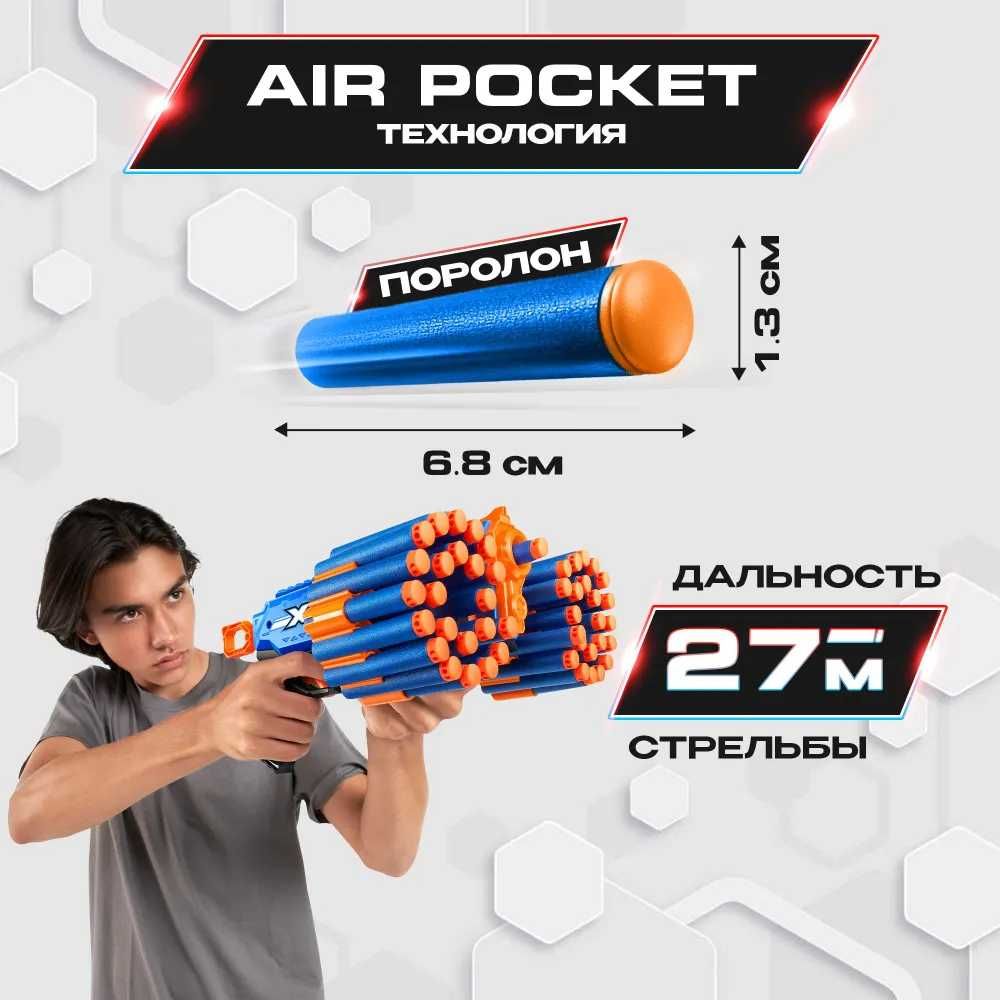 X-Shot Manic – Двойной заряд для настоящих бойцов! Nerf нерф