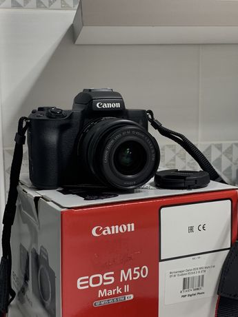 Беззеркальная камера Canon EOS M50 Mark II EF-M M18-150 IS STM Black