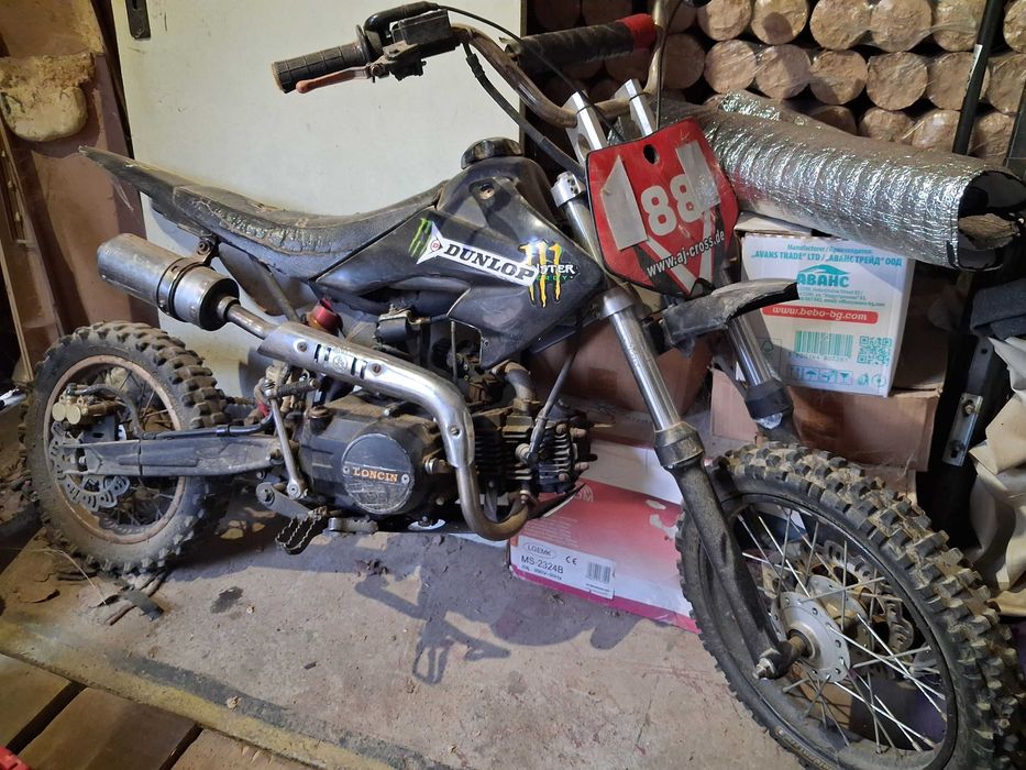 Кросов мотор Loncin 125 куб.