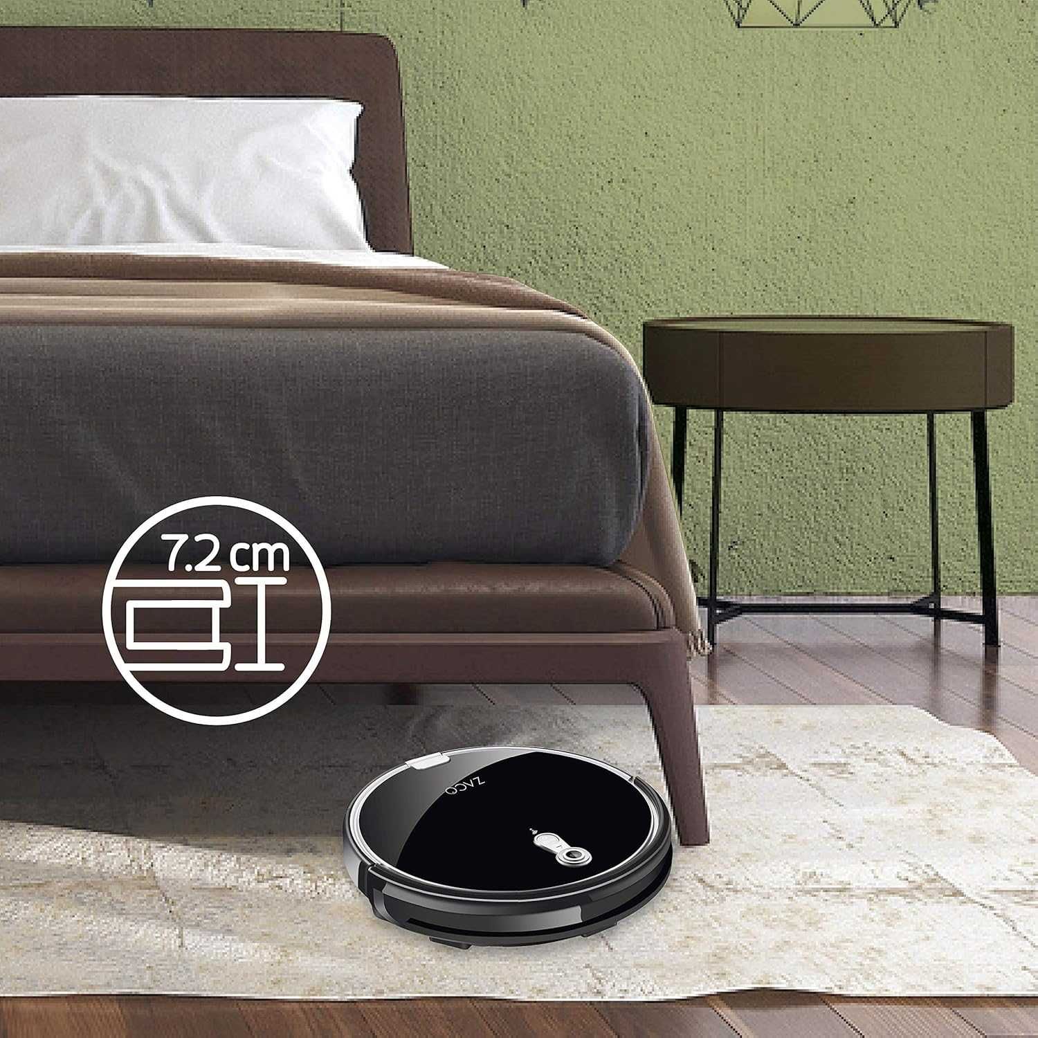 Прахосмукачка робот Zaco A8s с приложение и управление на Alexa