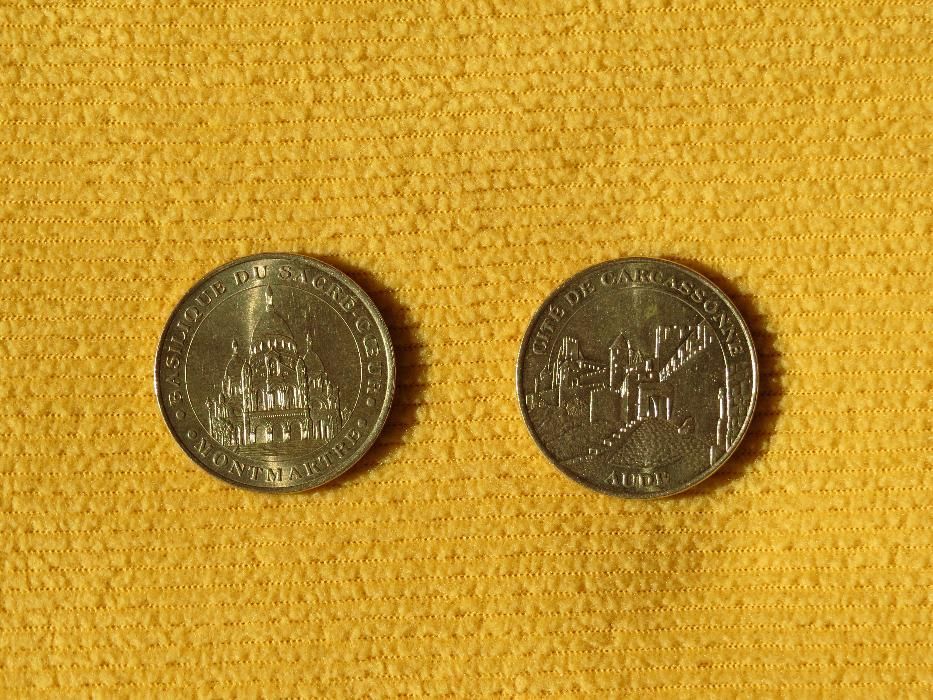 Medalie - Monnaie de Paris Sacré-Coeur si Cité de Carcassonne