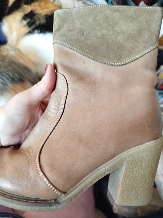 Ghete femei,37, antiderapante și foarte comode, piele naturală