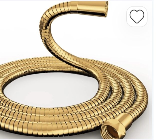 Furtun de dus auriu 1,5 m