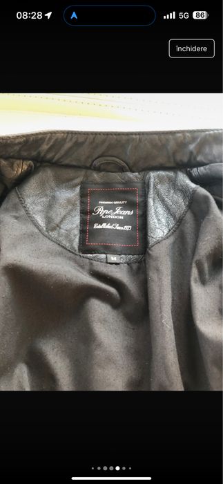 Geaca piele dama Pepe Jeans