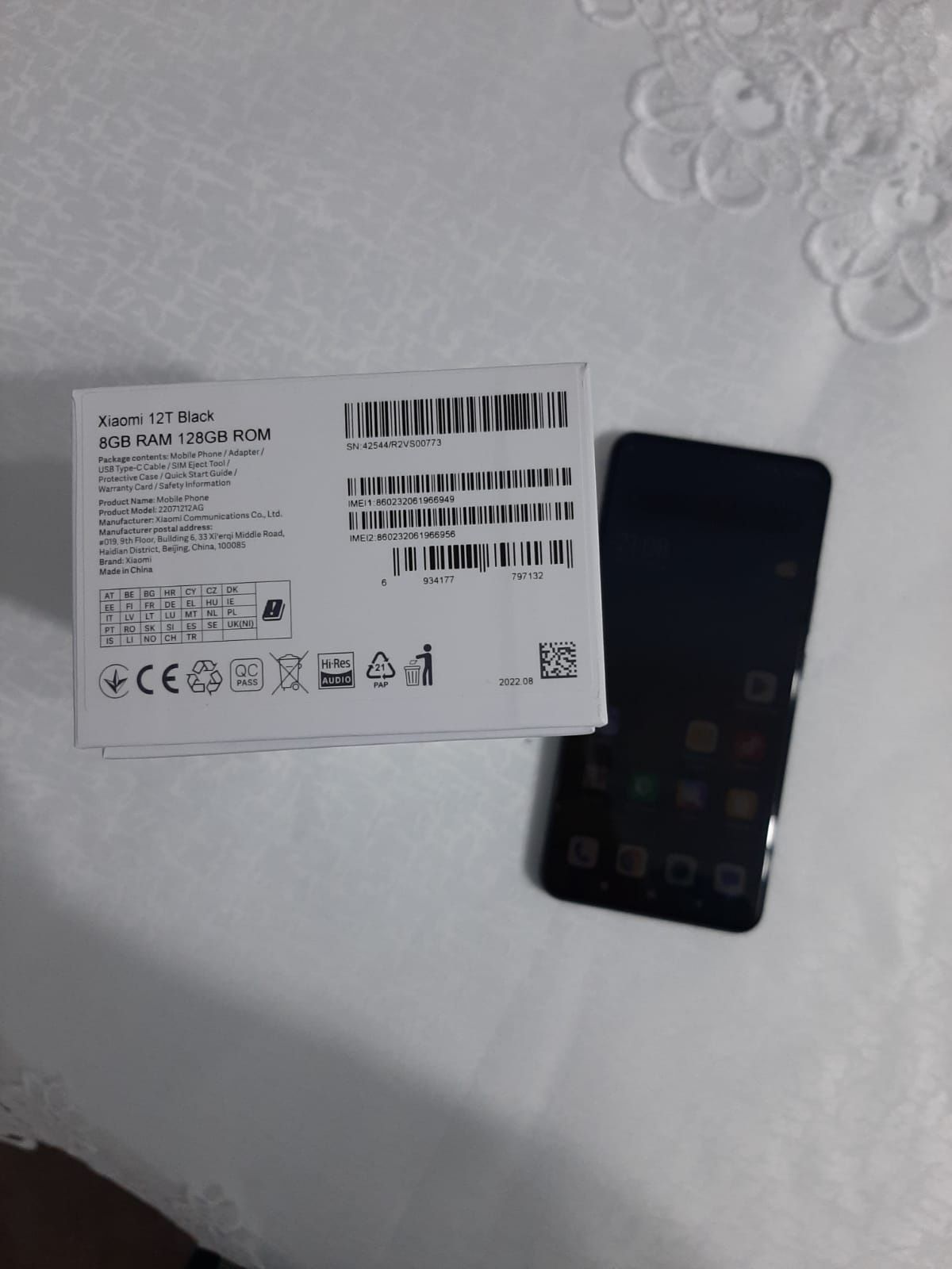 Xiaomi 12T 128 gb
