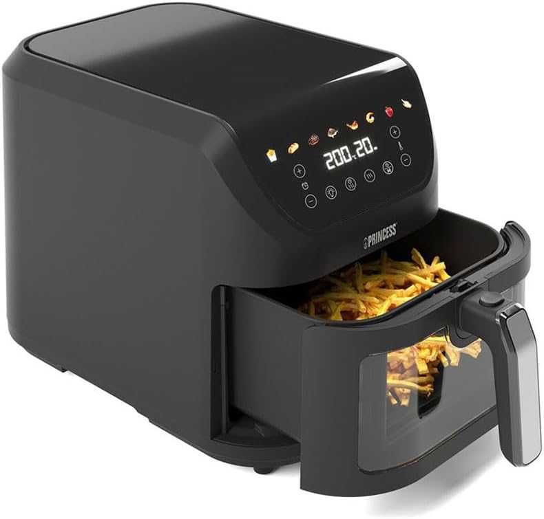 Фритюрник Princess SlimFry без олио 8л, 8 програми, 2000W, Air Fryer