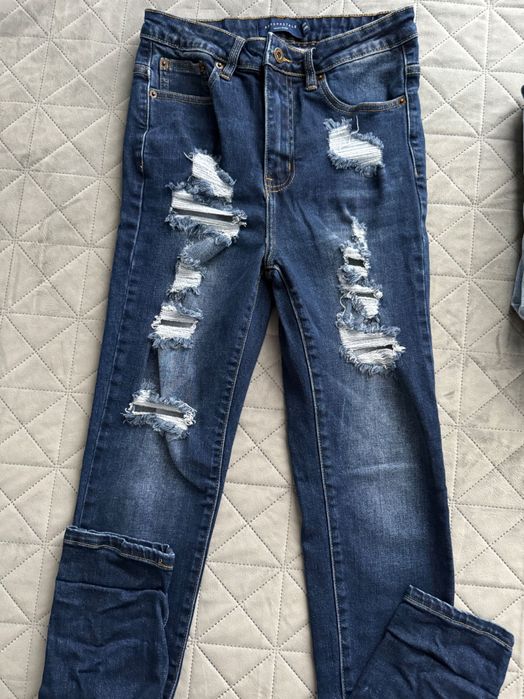 Дамски дънки М размер 6 бр