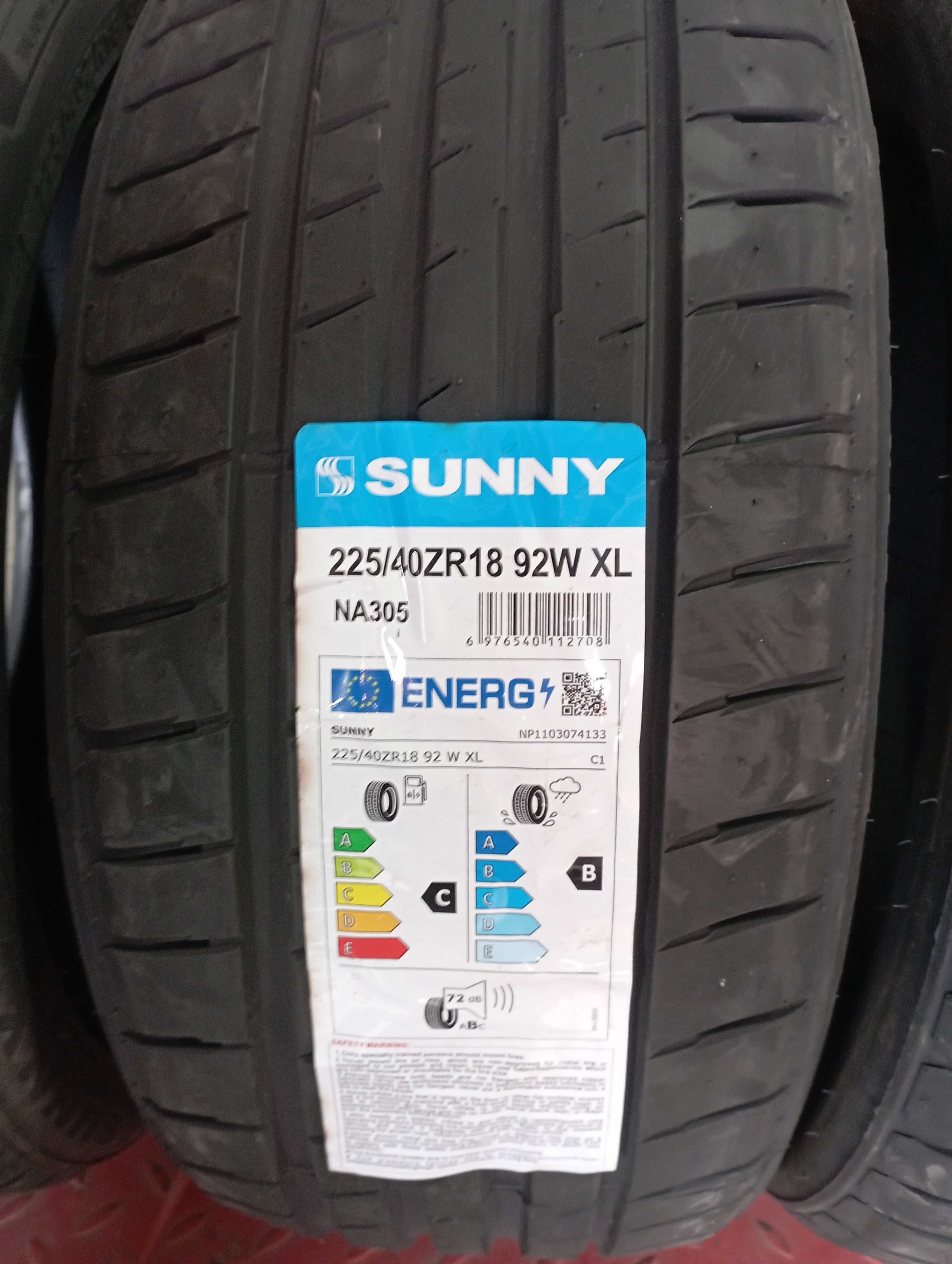 Set Anvelope Sunny 255/35/18 Cu 225/40/18 (BMWSeria3) Noi De Vara