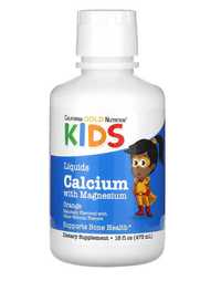 California Gold Nutrition Calcium жидкий кальций с магнием для детей