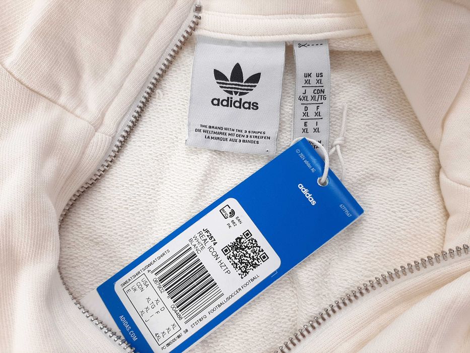 Adidas Real Madrid Terrace Icons - Оригинална мъжка блуза размер XL