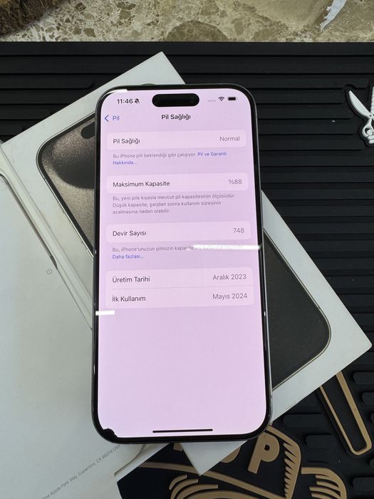 iPhone 15 Pro Natural Titanium