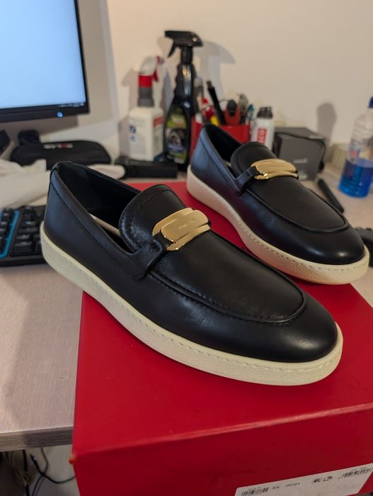 Ferragamo Shoes for Women New VARA buckle slip on 26CM/reducere 50%!