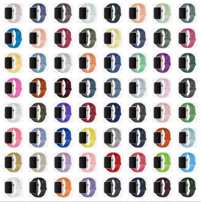 Нови, висококачествени, силиконови каишки за Apple Watch iWatch