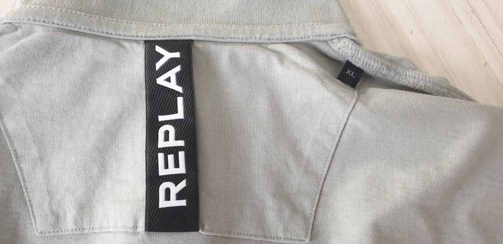 Replay Milano  Slim Fit Cotton Mens  L /  XL ОРИГИНАЛ! Мъжка Тениска!