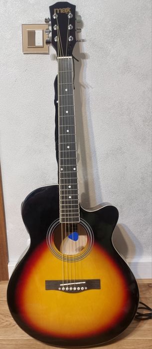 Set chitară electro acustică și electrică nouă