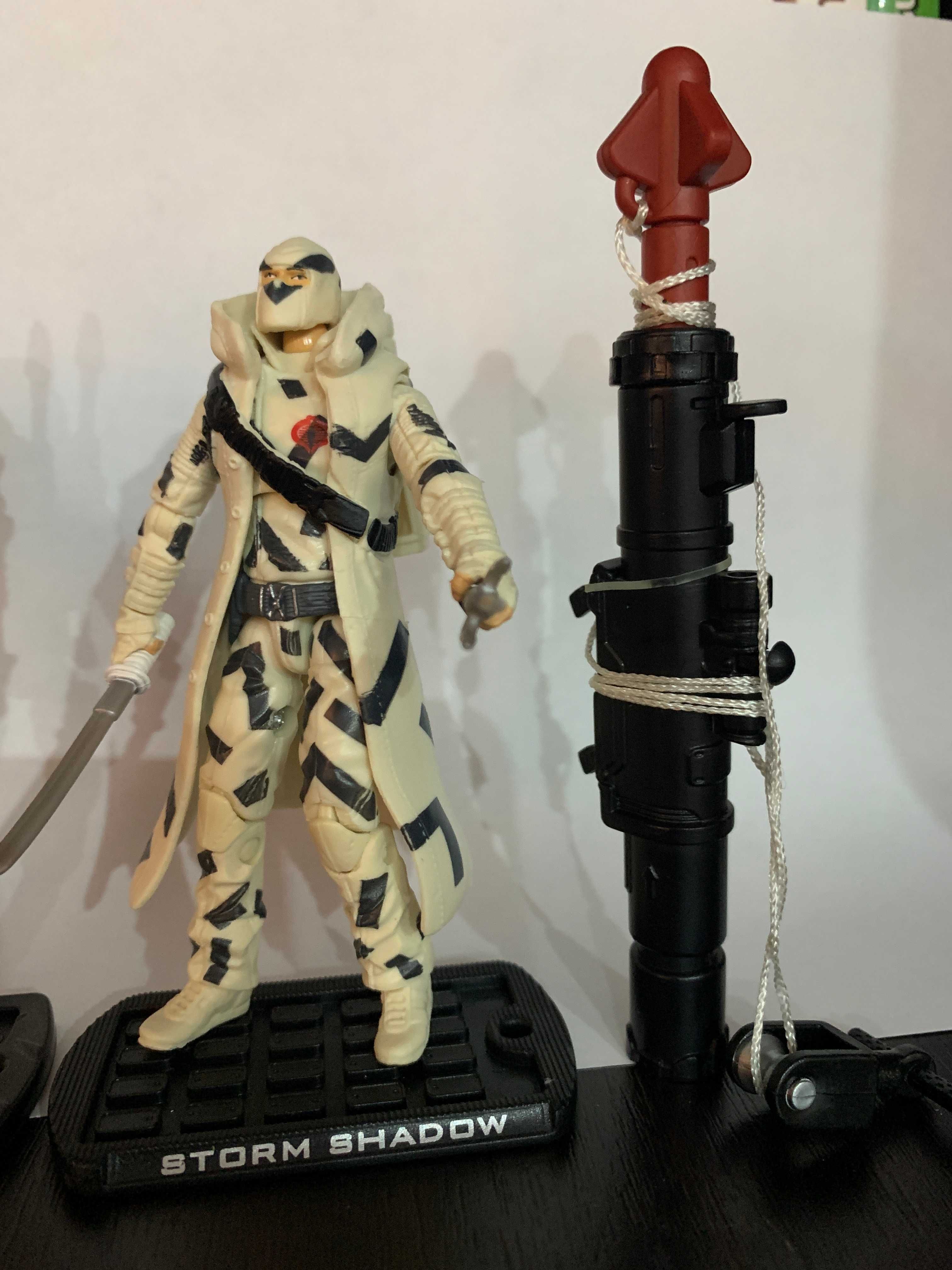 Set soldati Hasbro G I Joe Rise of Cobra StormShadow & Charbroil NOU