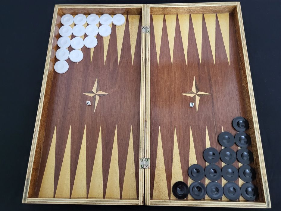 #6 Дървен шах От времето на соца,табла