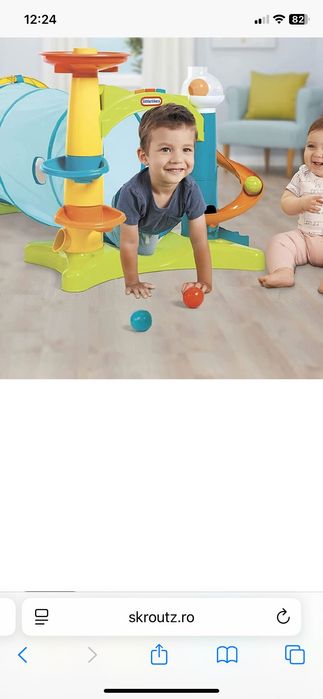 Little tikes  tunel cu bile si mizica