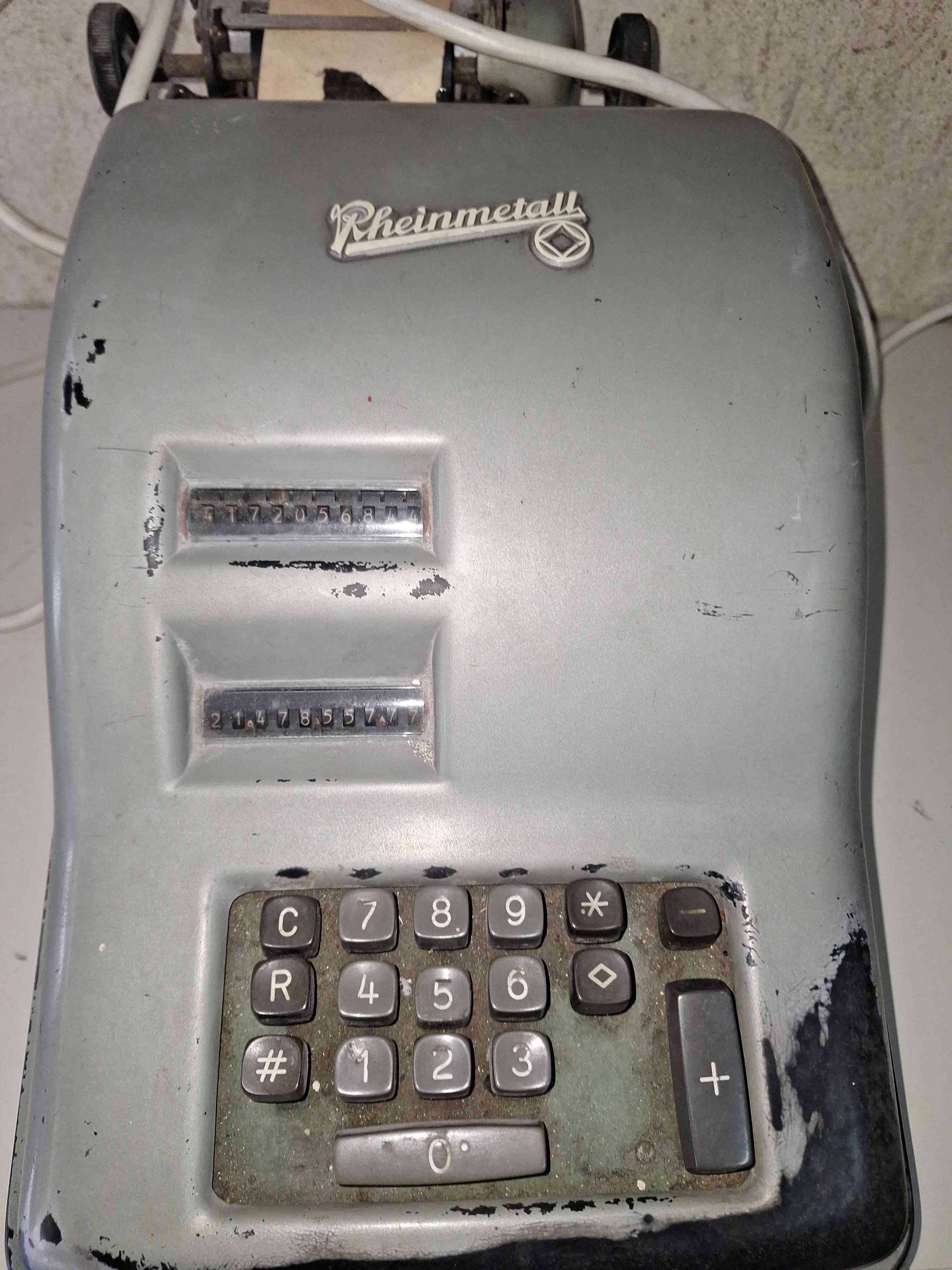 Ретро електричeски калкулатор Rheinmetall Typ 132 (AES) , 1950 г.