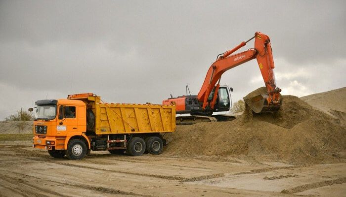 Кум, щебень, песок, бетон, бригада узбеков, инертные материалы с НДС