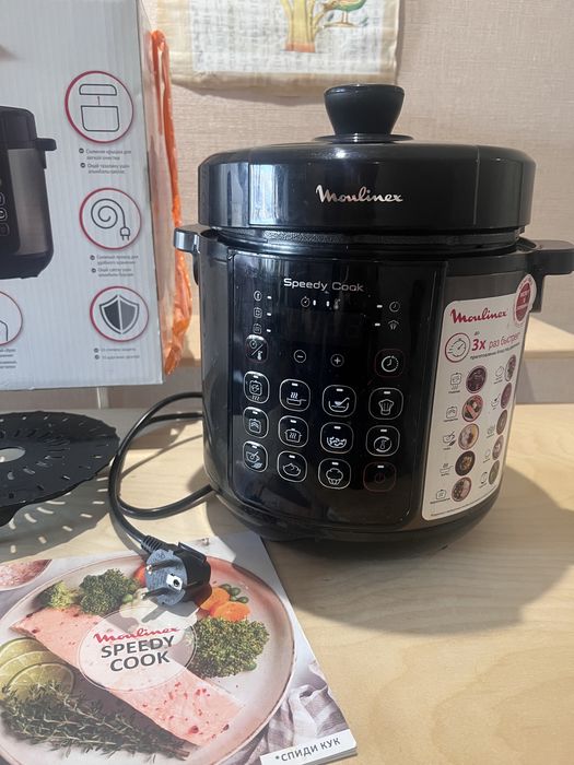 Мультиварка-скороварка Moulinex speedy cook CE22A932