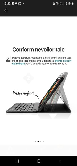 Husa Ipad 10 2022 Zoopie cu tastatura inclusa