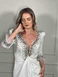 Rochie Alba Cununie Civila Astrid