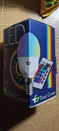 Led rgb și spot rgb colorat cu telecomanda