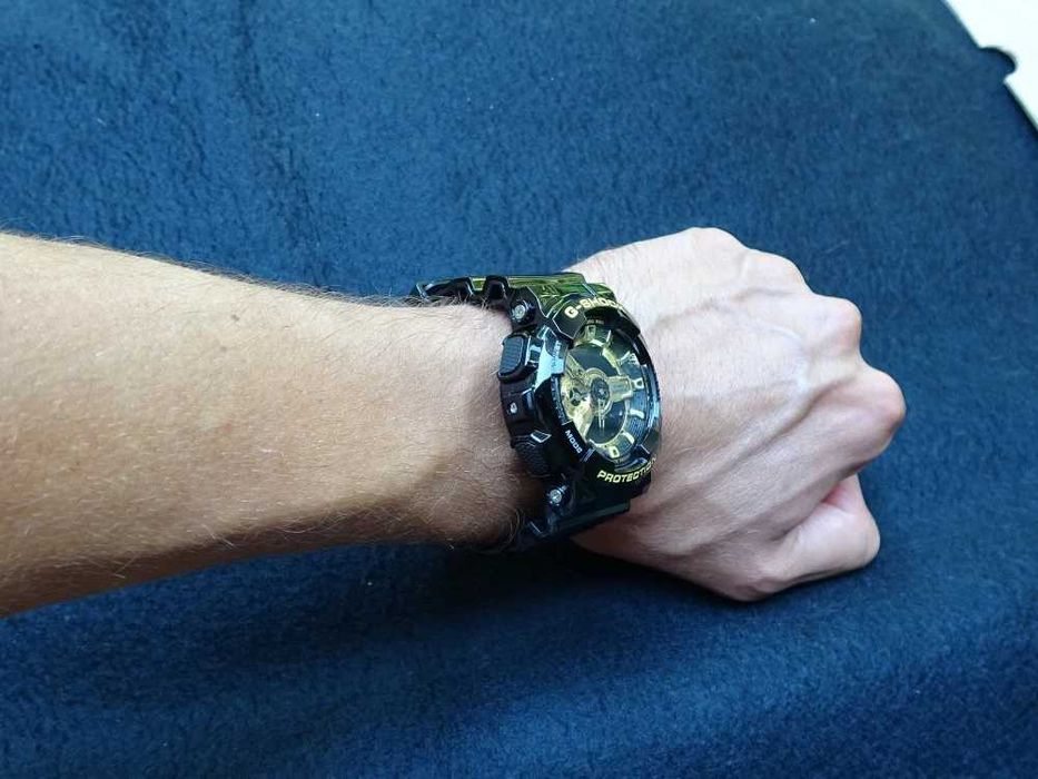 Ceas Sport Casio G-SHOCK GA-110 Black&Gold-NEGRU LUCIOS NOU 2025 !!