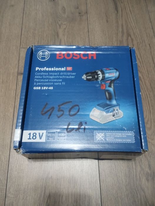 Filetante Bosch GSB 18V-45 cu percuție