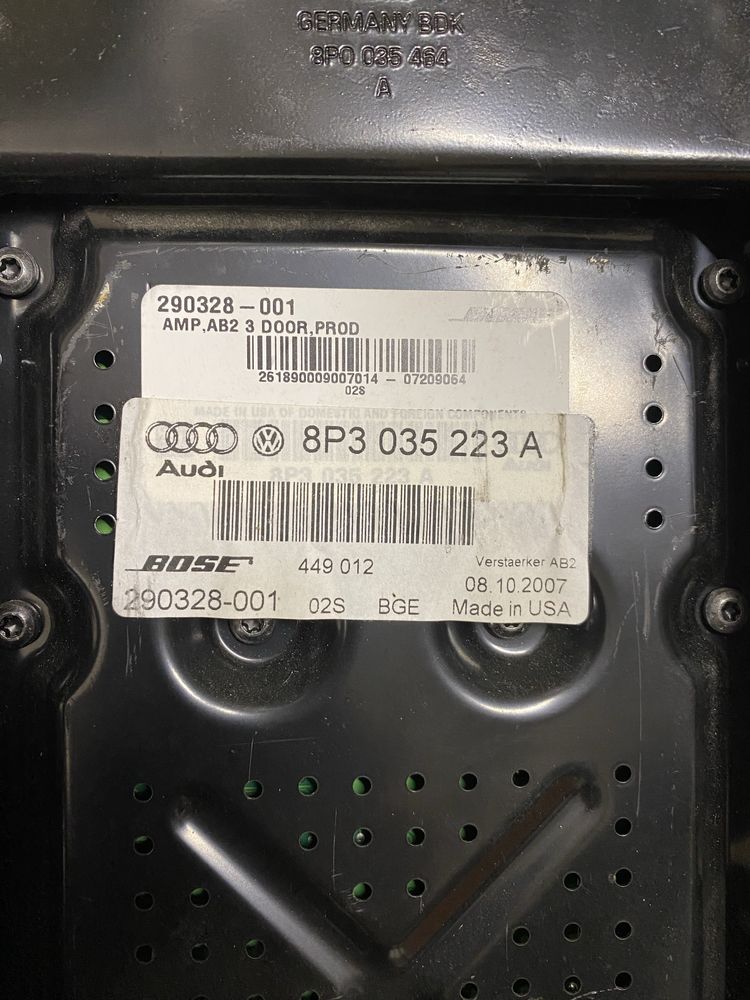 Усилвател Bose от ауди а3 2007г