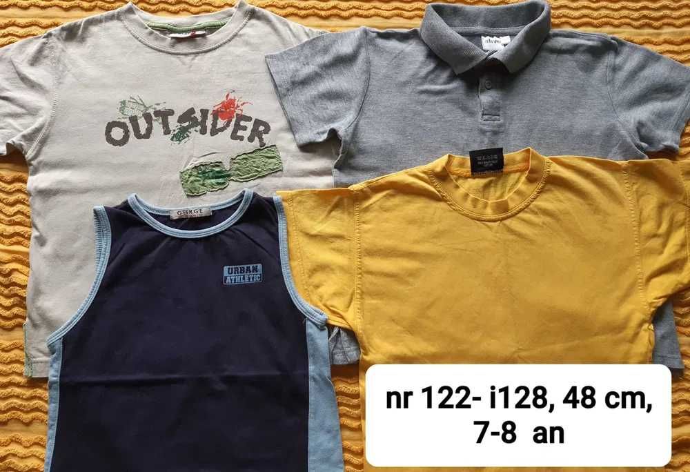 tricouri 3 lei bucata, geaca H&M mar. 146 pt primavara pt 10-11 ani