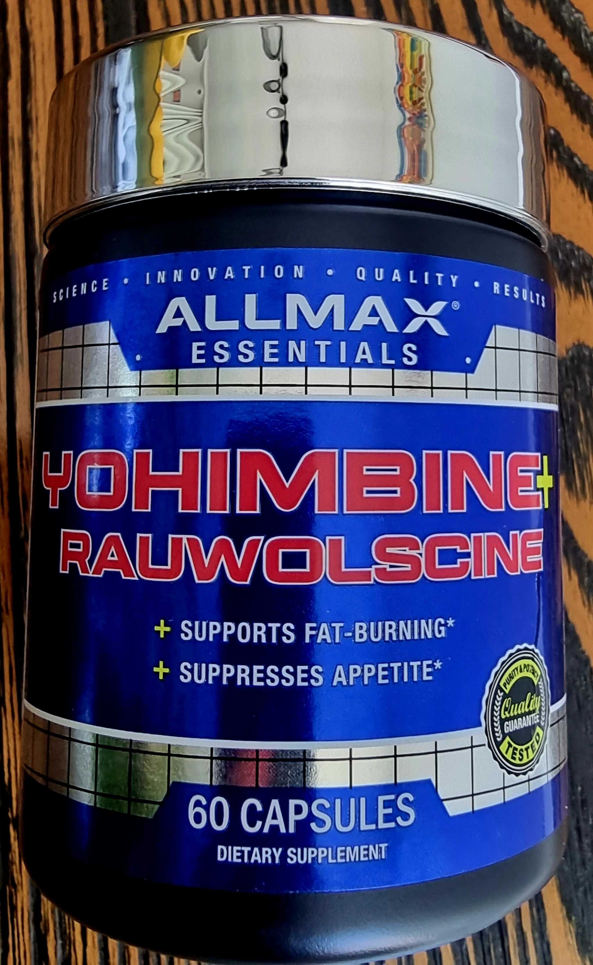 Йохимбин Allmax Yohimbine HCI 3mg