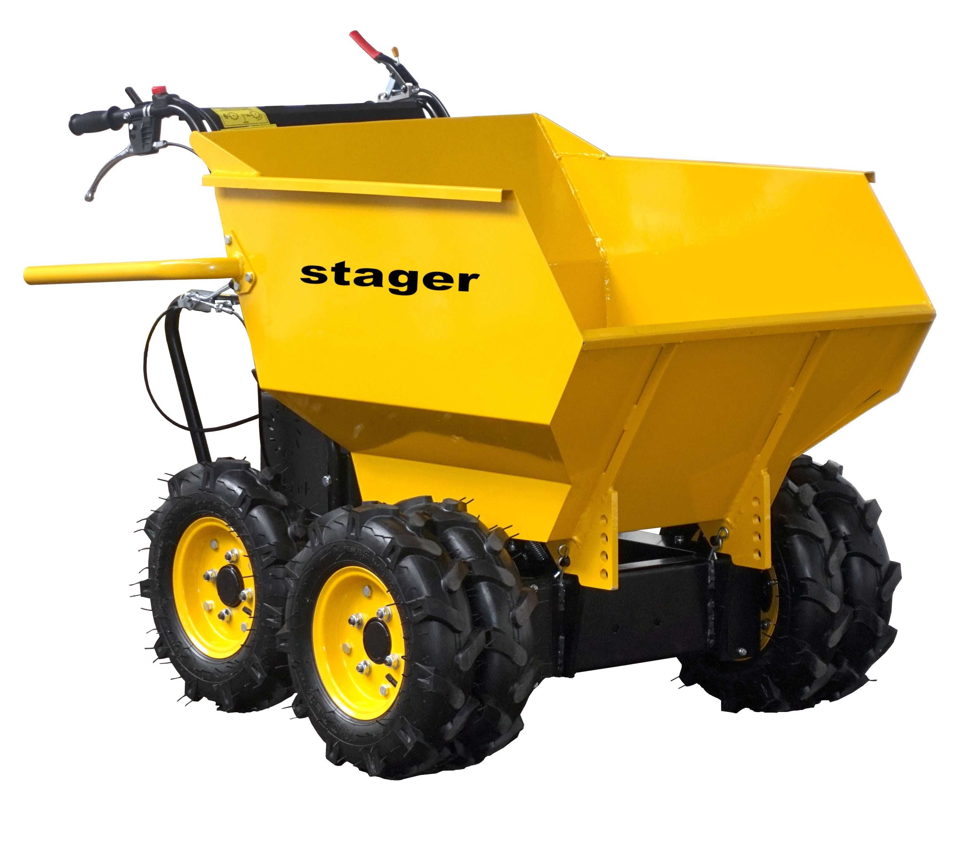 Roaba cu motor mini dumper Stager RMT500, 500 kg, 6.5 CP, 6x6