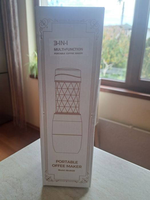 Преносима ръчна машина за еспресо 3 в 1, без електричество, съвместима